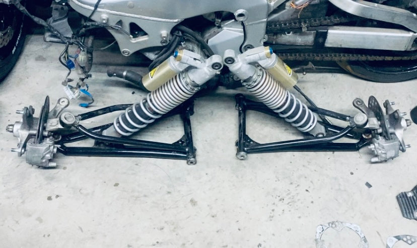YAMAHA YFZ 450R - SUSPENSION / HUBS / CALIPERS / ARMS
