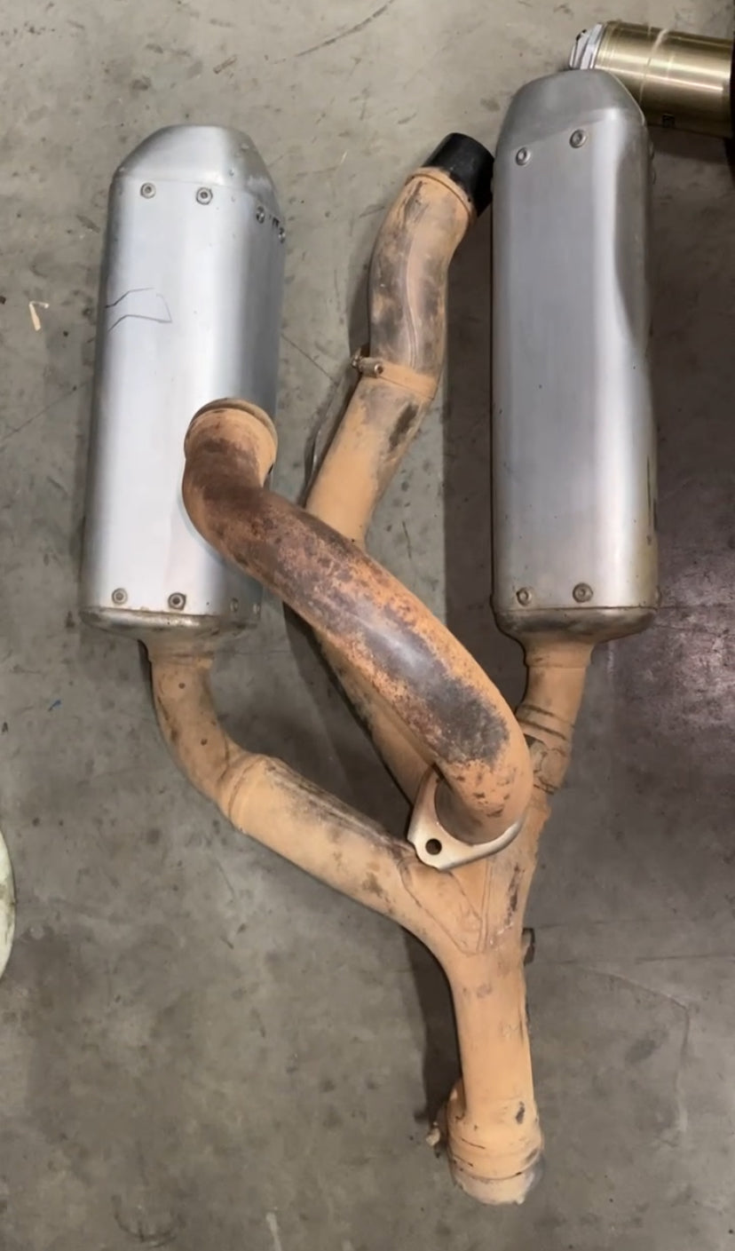 HONDA CRF 450R - STOCK EXHAUST (TWIN PIPE)